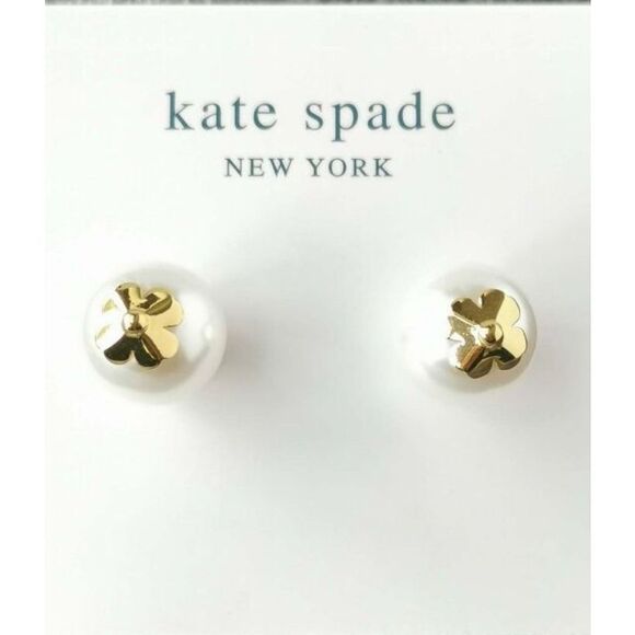 Kate Spade NEW earrings - Pearls on Pearls studs - Picture 4 of 7
